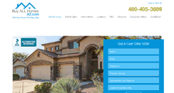 Desktop Screenshot of buyallhomesaz.com